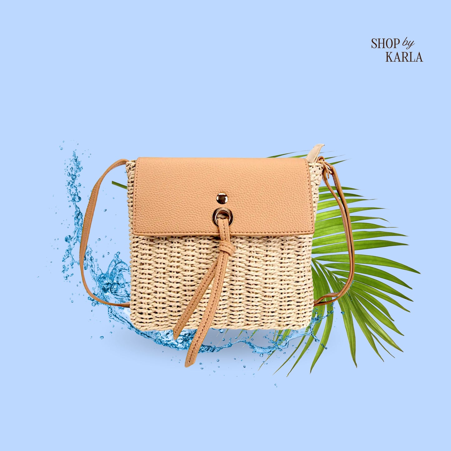 Bolso Crossbody de Rafia