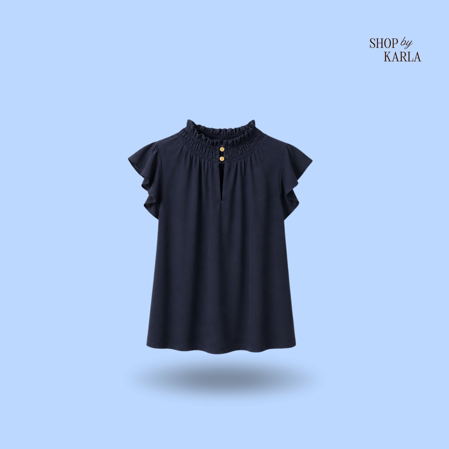 Blusa Midnight Romance - Azul Marino