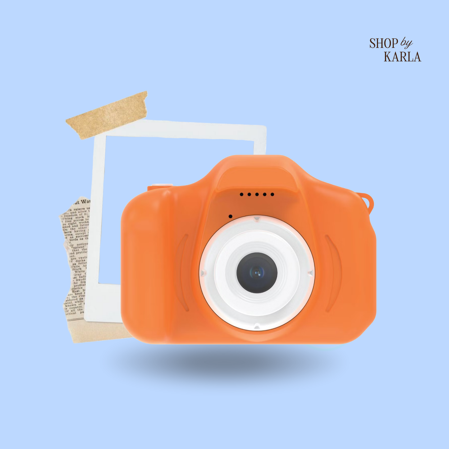 Retro Camara Digital - Mini GEMS Naranja