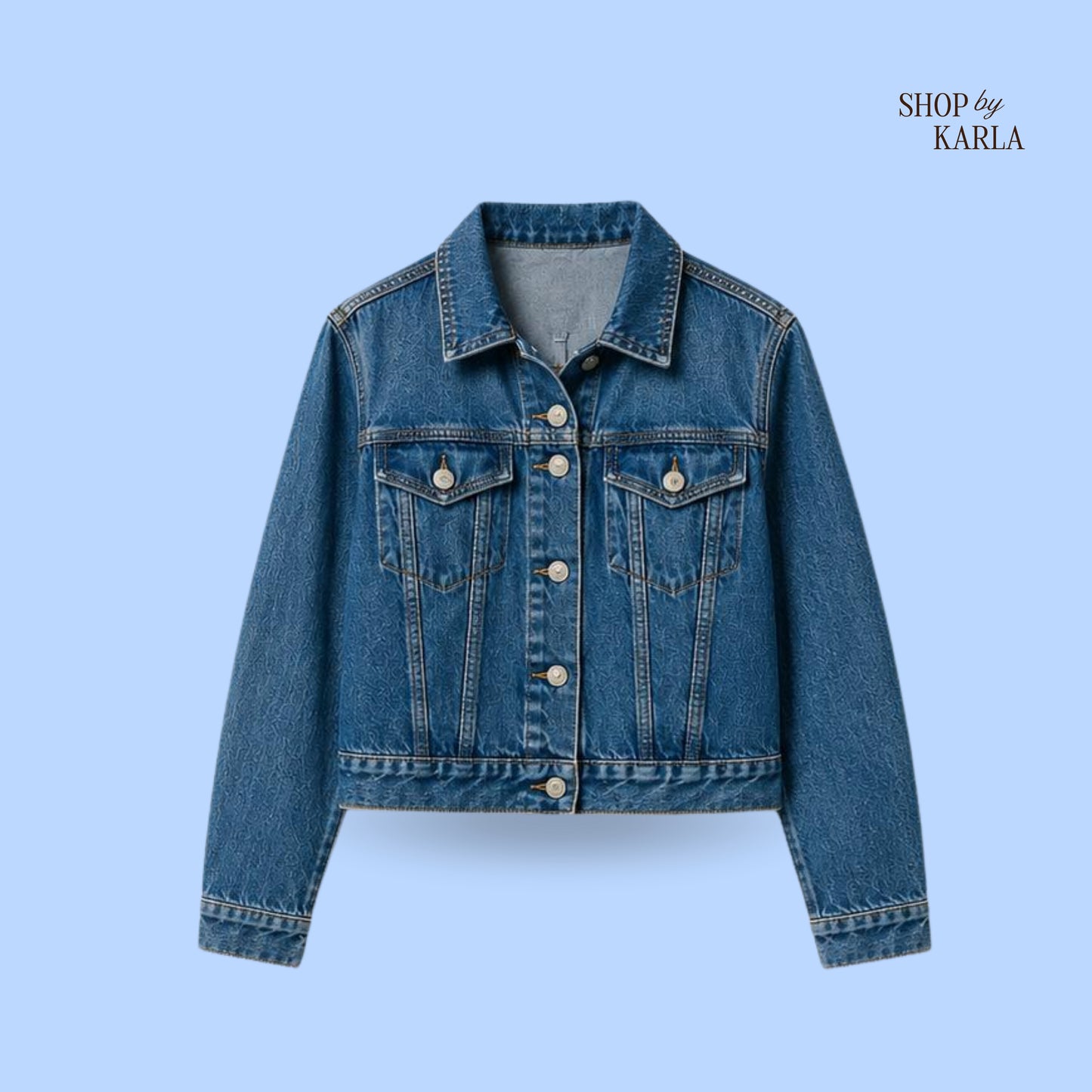 Chaqueta Demin Cropped Calvin Klein