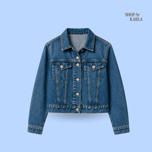 Chaqueta Demin Cropped Calvin Klein