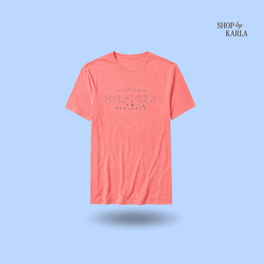 Camiseta Hombre Tommy Coral Mood