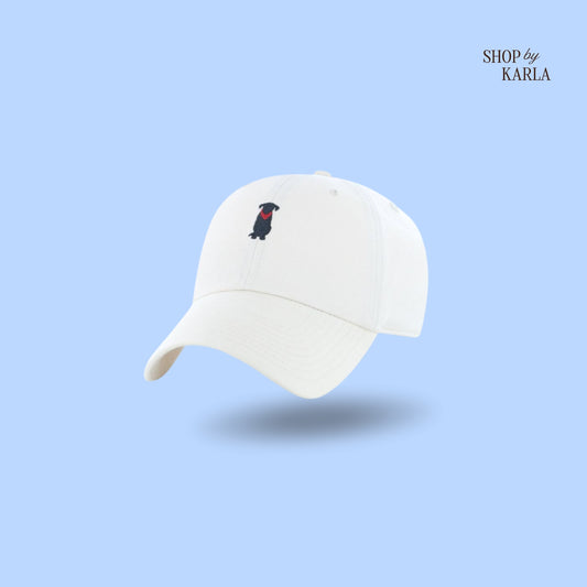 Gorra con bordado de Perro