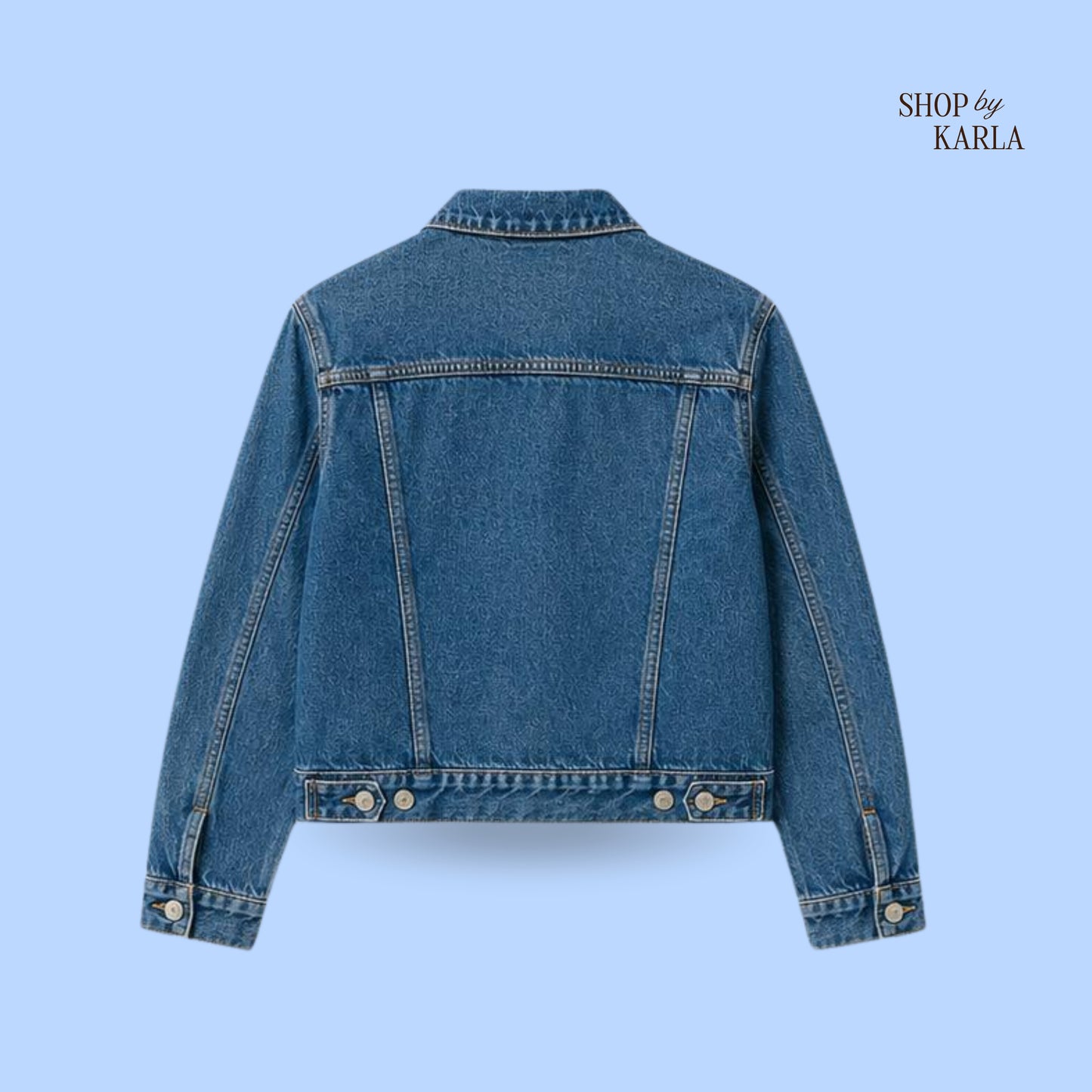 Chaqueta Demin Cropped Calvin Klein