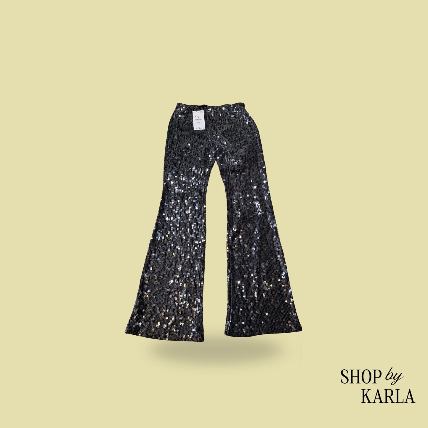 Pantalón negro de lentejuelas