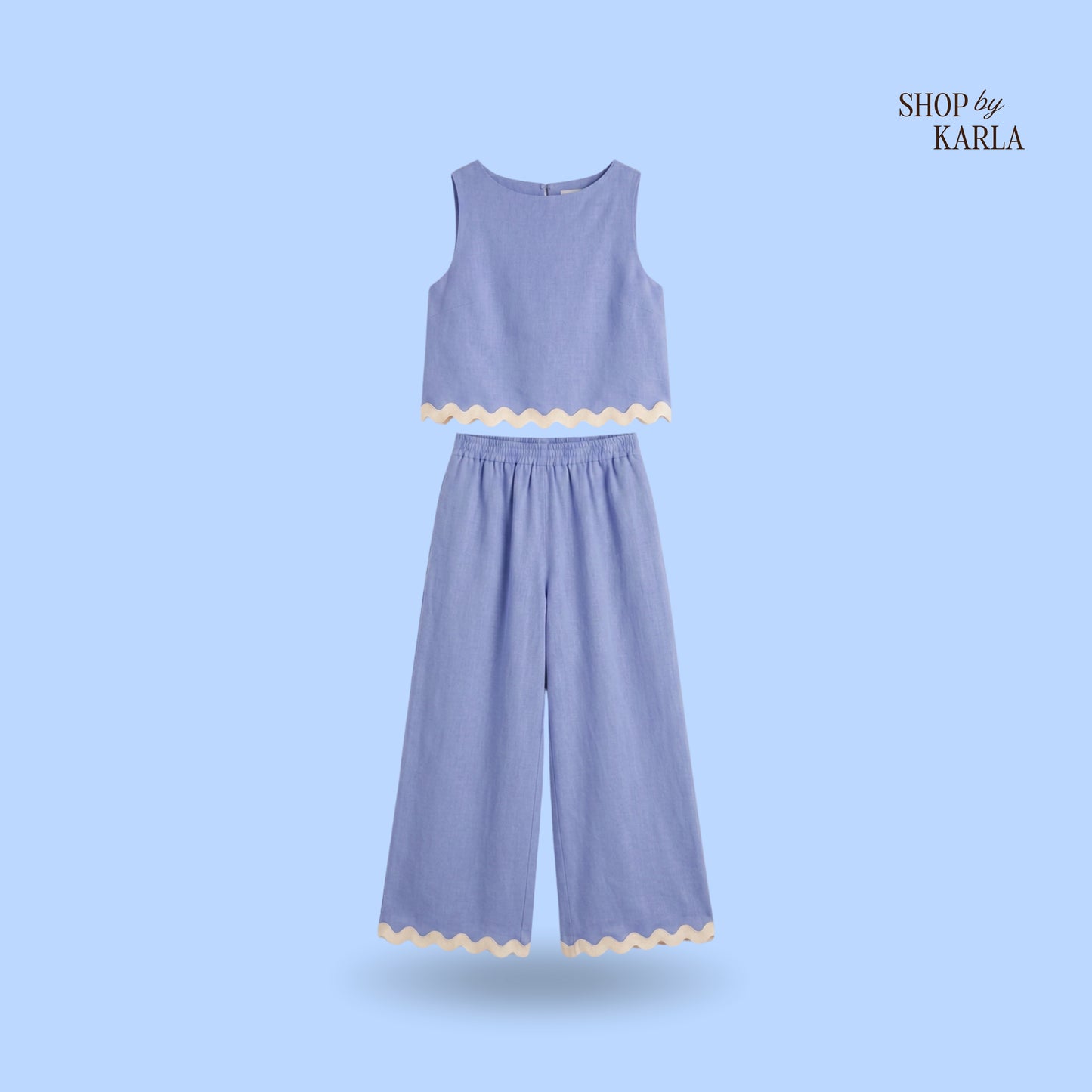 Conjunto Olas Lavanda