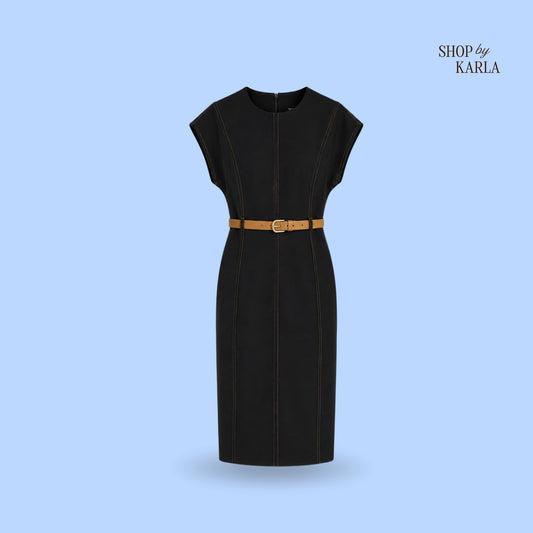 Vestido Negro Calvin Klein