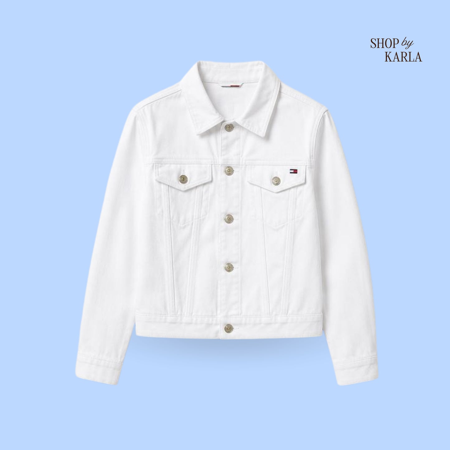Chaqueta Denim Blanco Tommy Hilfiger