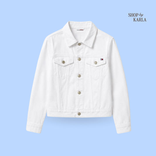 Chaqueta Denim Blanco Tommy Hilfiger