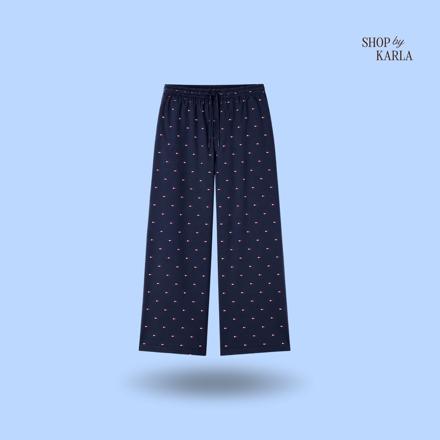 Pantalon Pj's Tommy Hilfiger Flag Lounge - Azul Marino