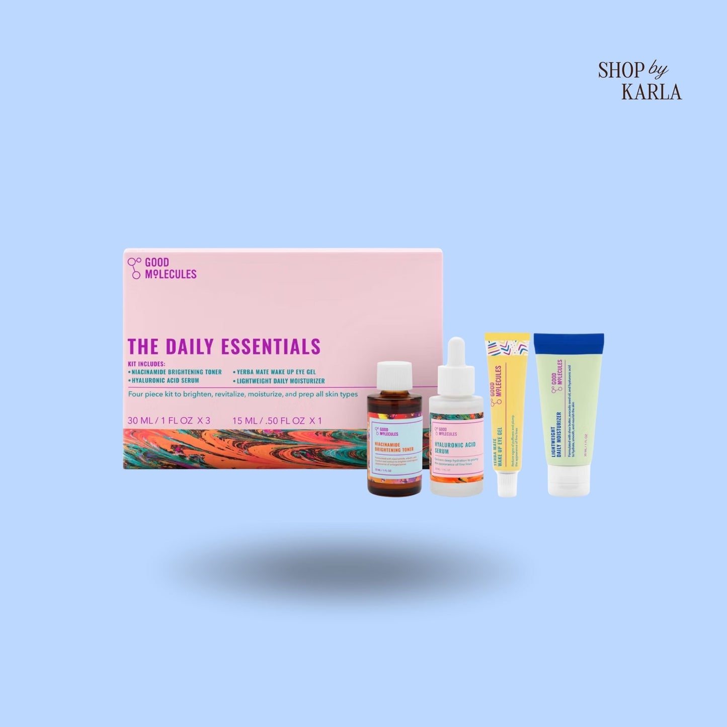 Good Molecules The Daily Essentials Skincare Set