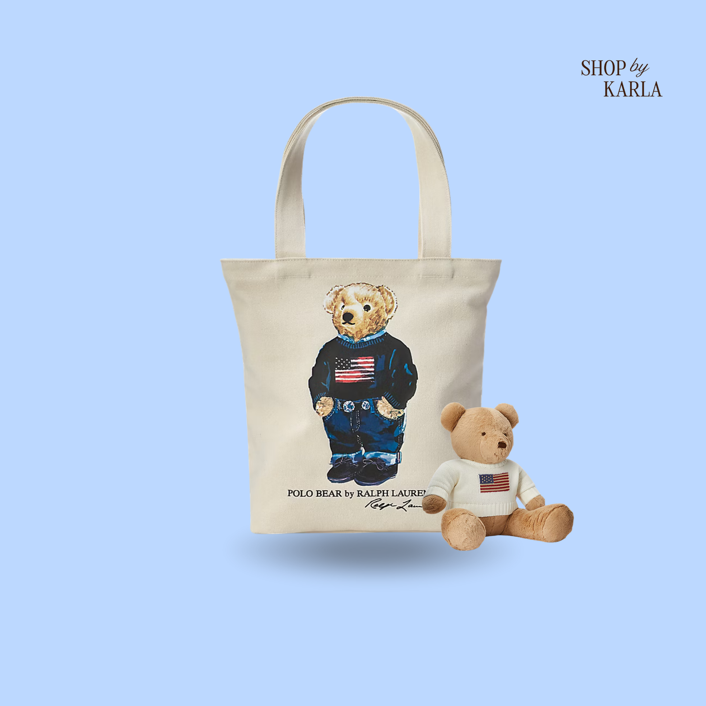 Tote Bag Ralph Lauren - Polo Bear Collection