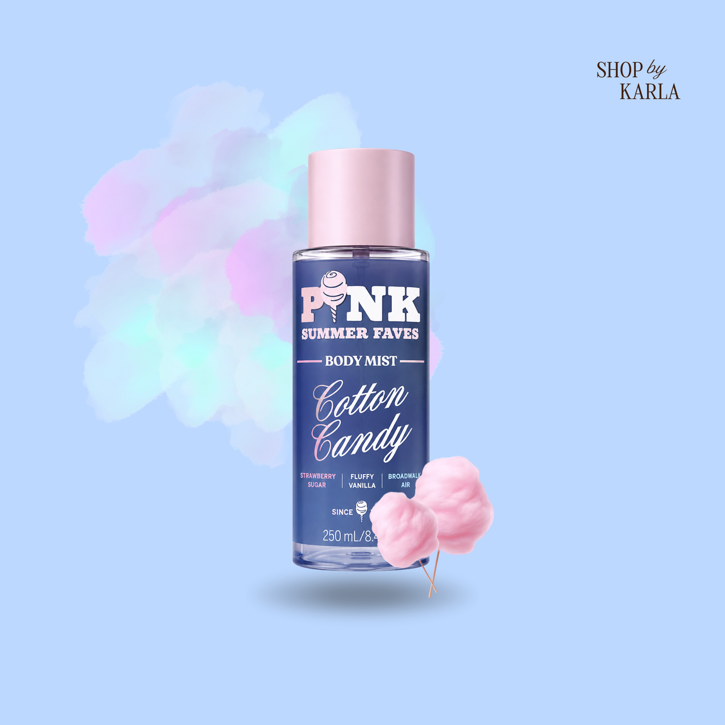 PINK Summer Faves Body Mist – Cotton Candy | 250 ml