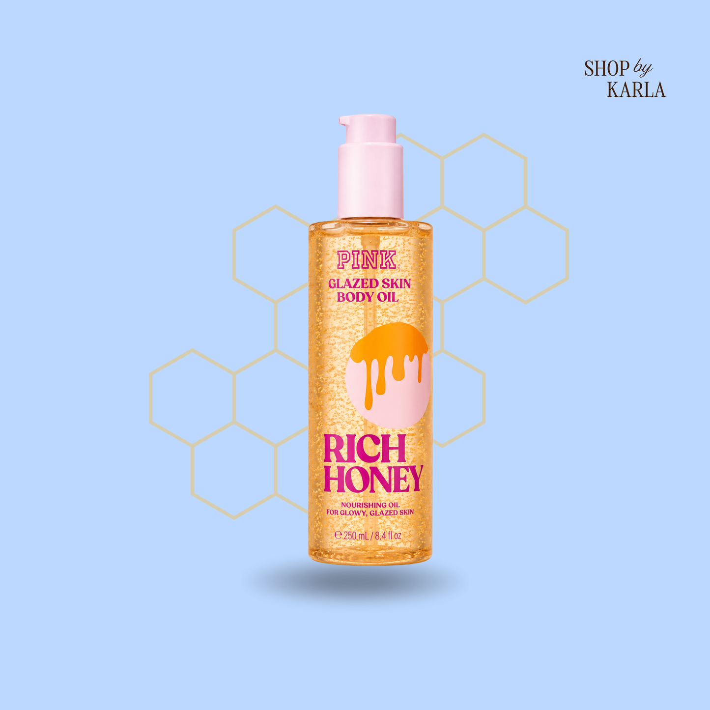 PINK Glazed Skin Aceite corporal  – Rich Honey